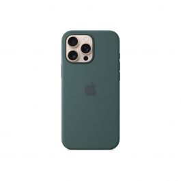 iPhone 16 Pro Max Silicone Case with MagSafe - Lake Green