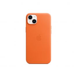 iPhone 14 Plus Leather Case with MagSafe - Orange