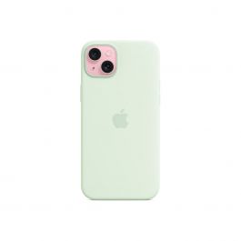 iPhone 15 Plus Silicone Case with MagSafe - Soft Mint