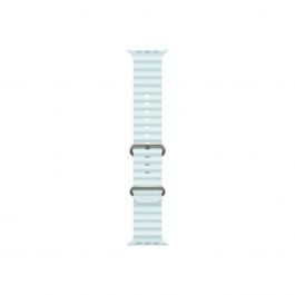 49mm IceÊBlue OceanÊBand - Natural Titanium Finish
