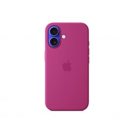 iPhone 16 Silicone Case with MagSafe - Fuchsia