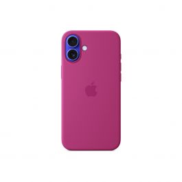 iPhone 16 Plus Silicone Case with MagSafe - Fuchsia