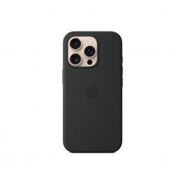 iPhone 16 Pro Silicone Case with MagSafe - Black