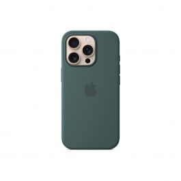 iPhone 16 Pro Silicone Case with MagSafe - Lake Green